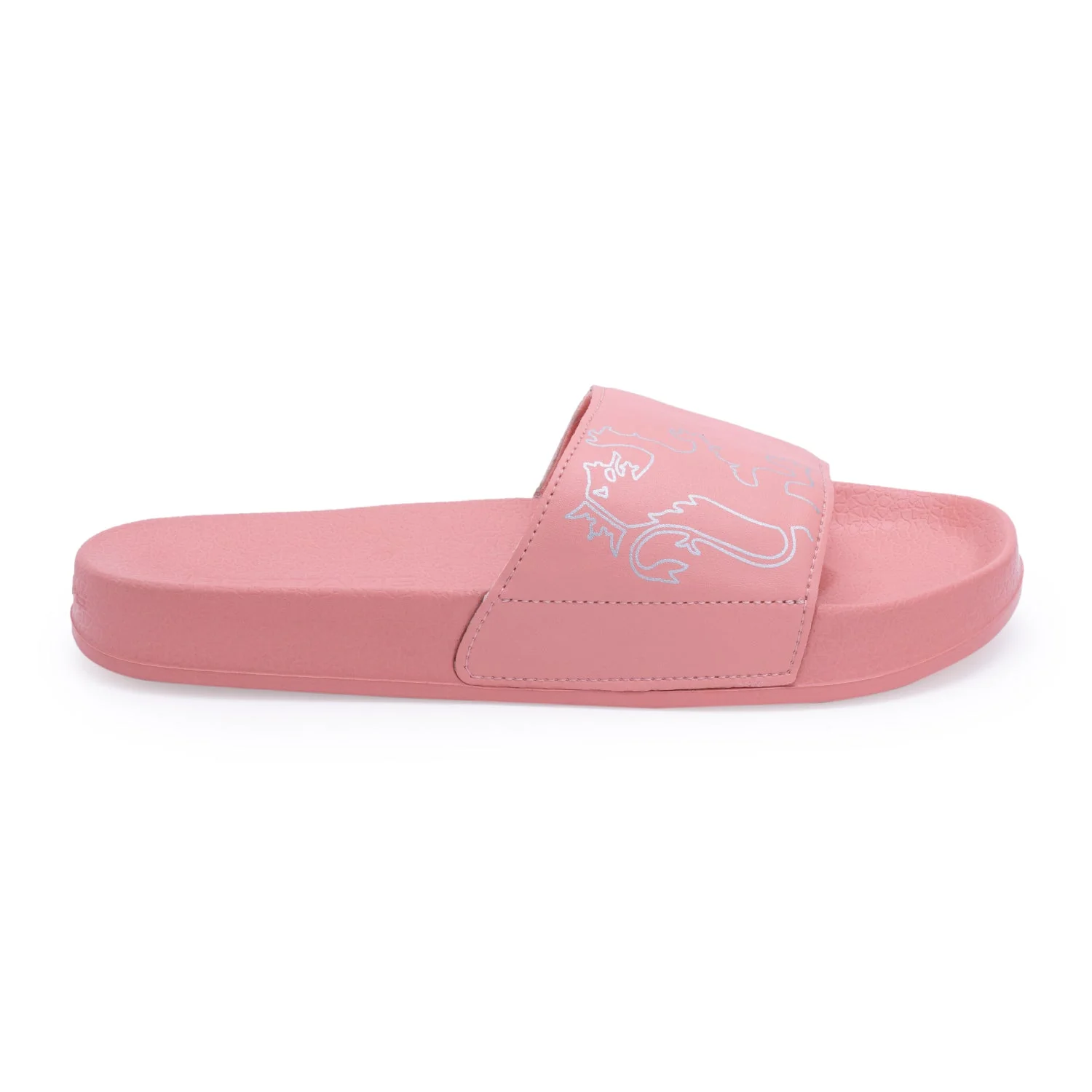 Womens Sliders in Lush Pink | Casual Pool Sliders - Image 2