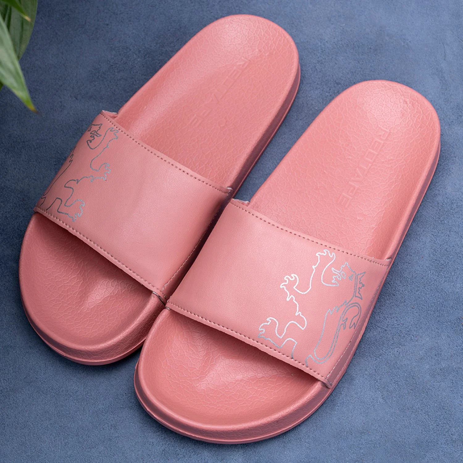 Womens Sliders in Lush Pink | Casual Pool Sliders - Image 6