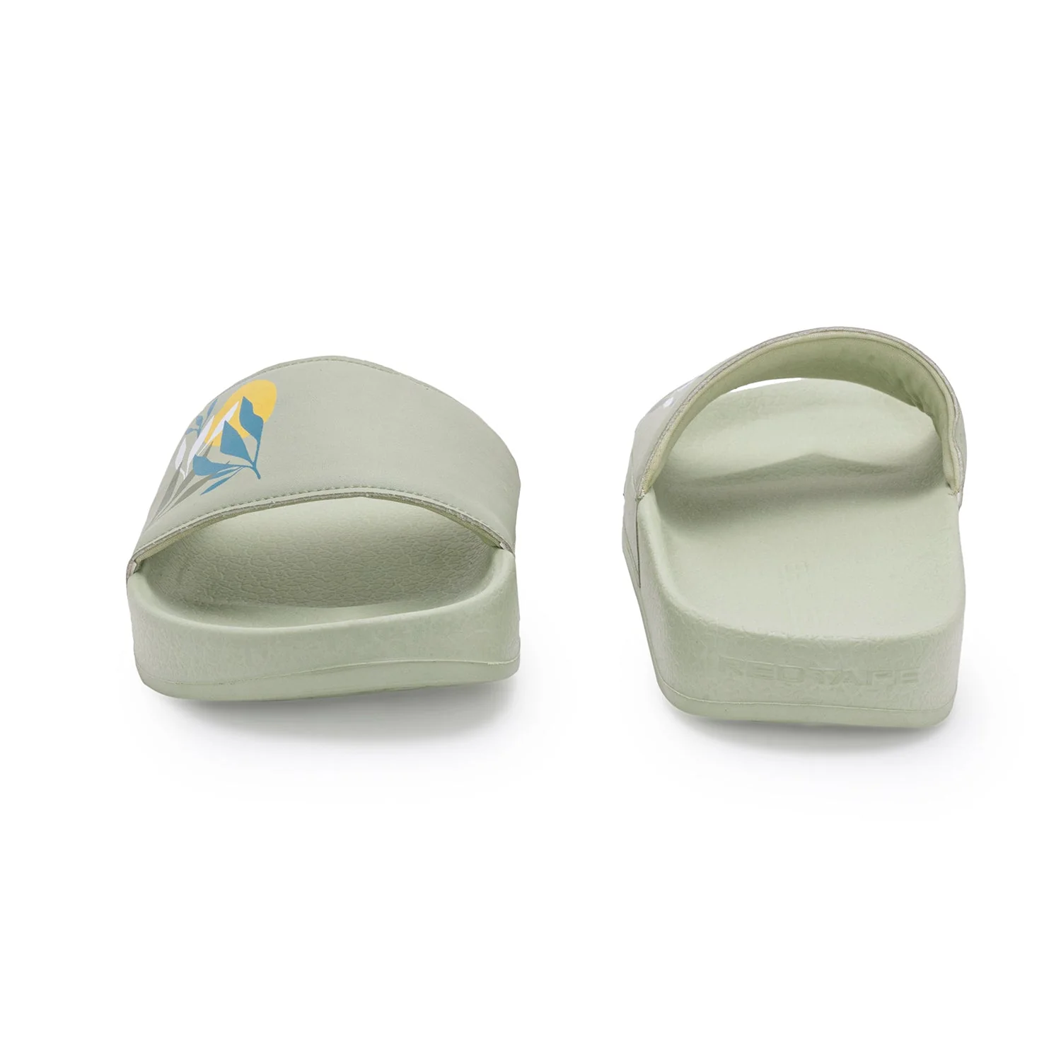 Womens Sliders in Mint Green | Casual Pool Sliders - Image 4