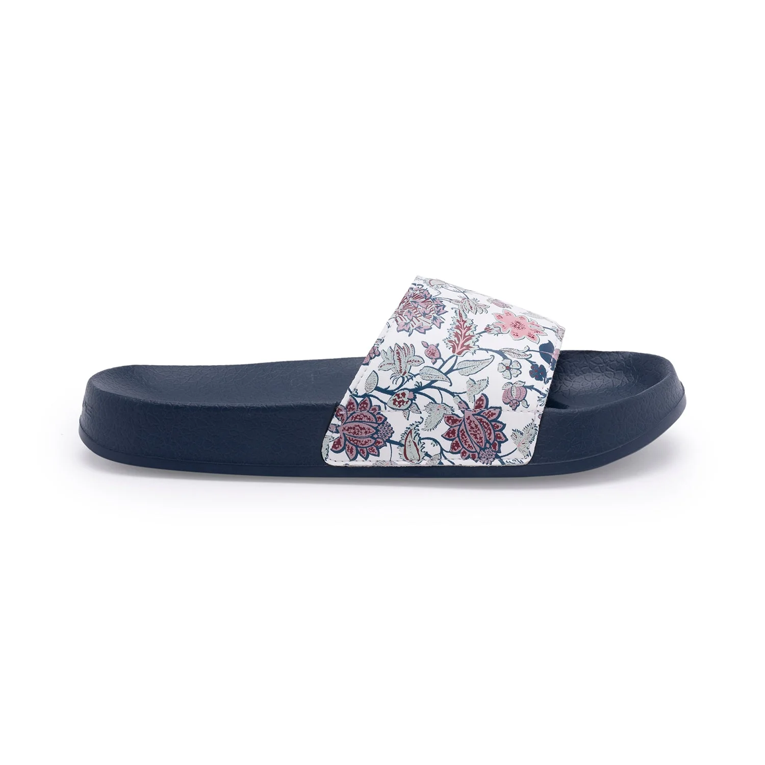 Womens Sliders in Navy | Casual Pool Sliders - Image 2