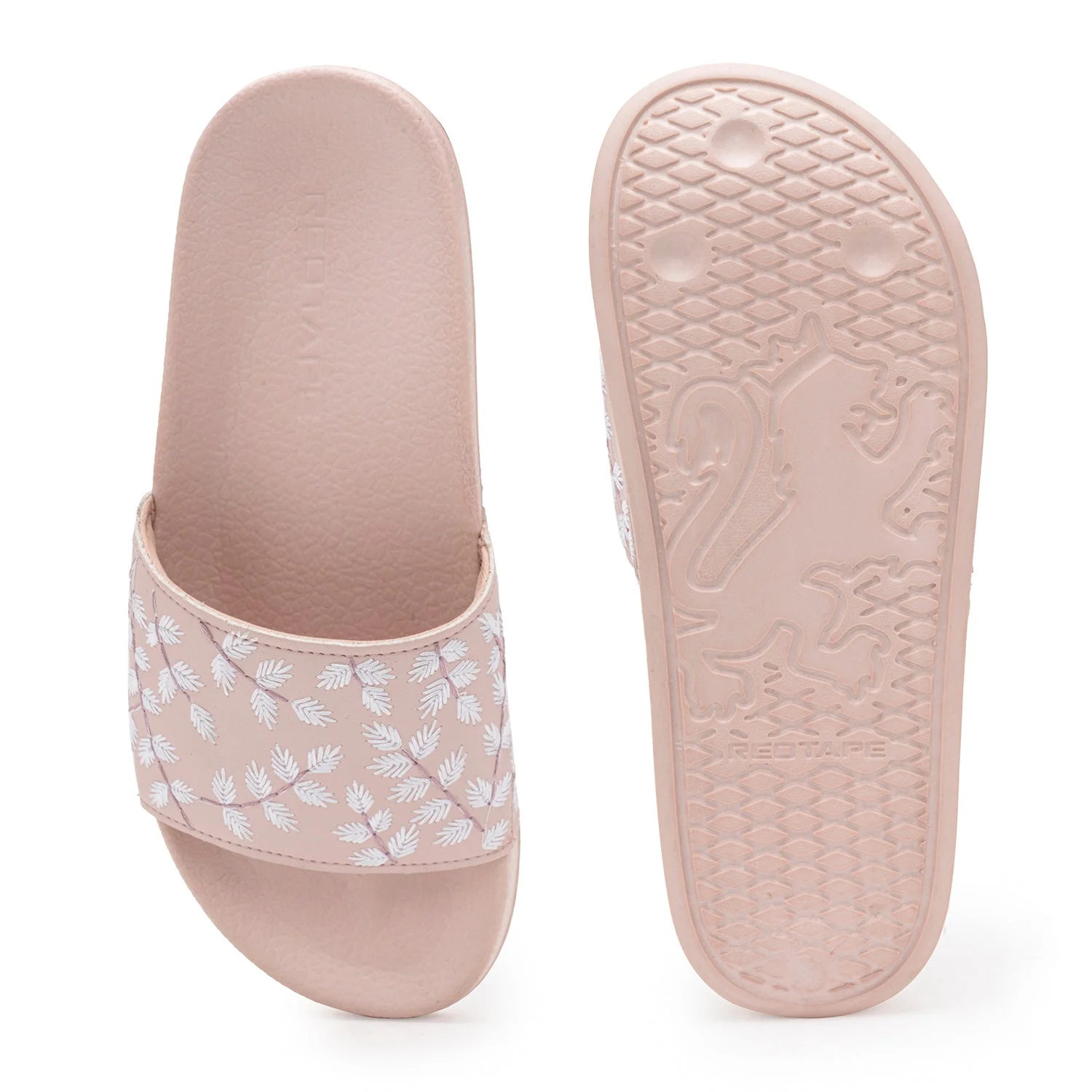 Womens Sliders in Pink | Casual Pool Sliders - Image 5