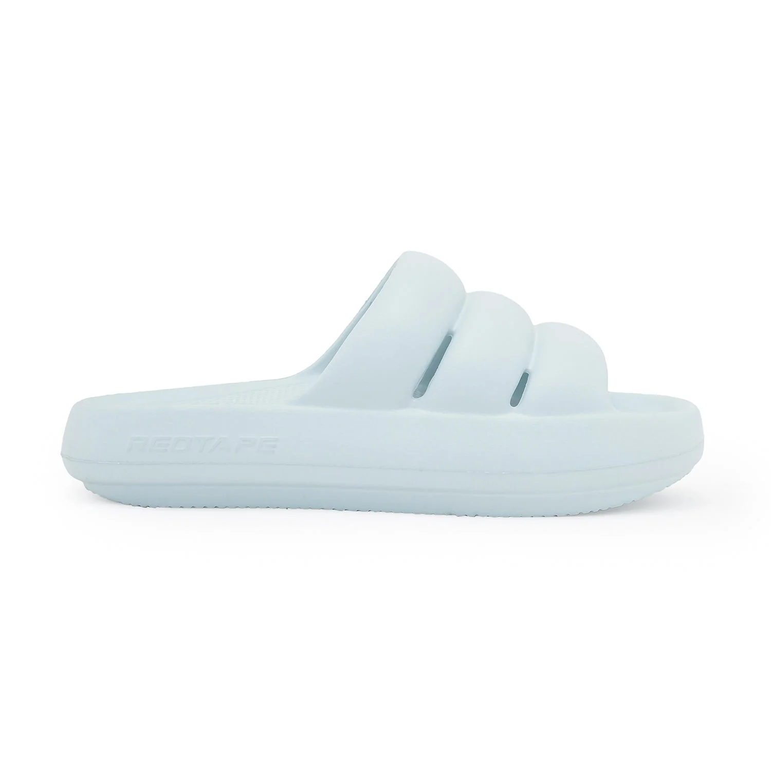 Womens Sliders in Powder Blue | Casual Pool Sliders - Image 2