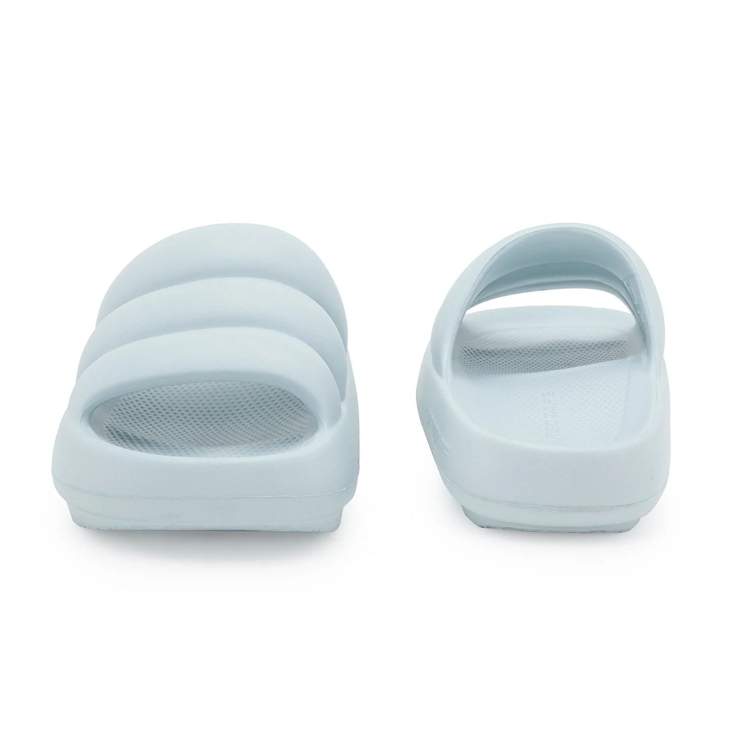 Womens Sliders in Powder Blue | Casual Pool Sliders - Image 4