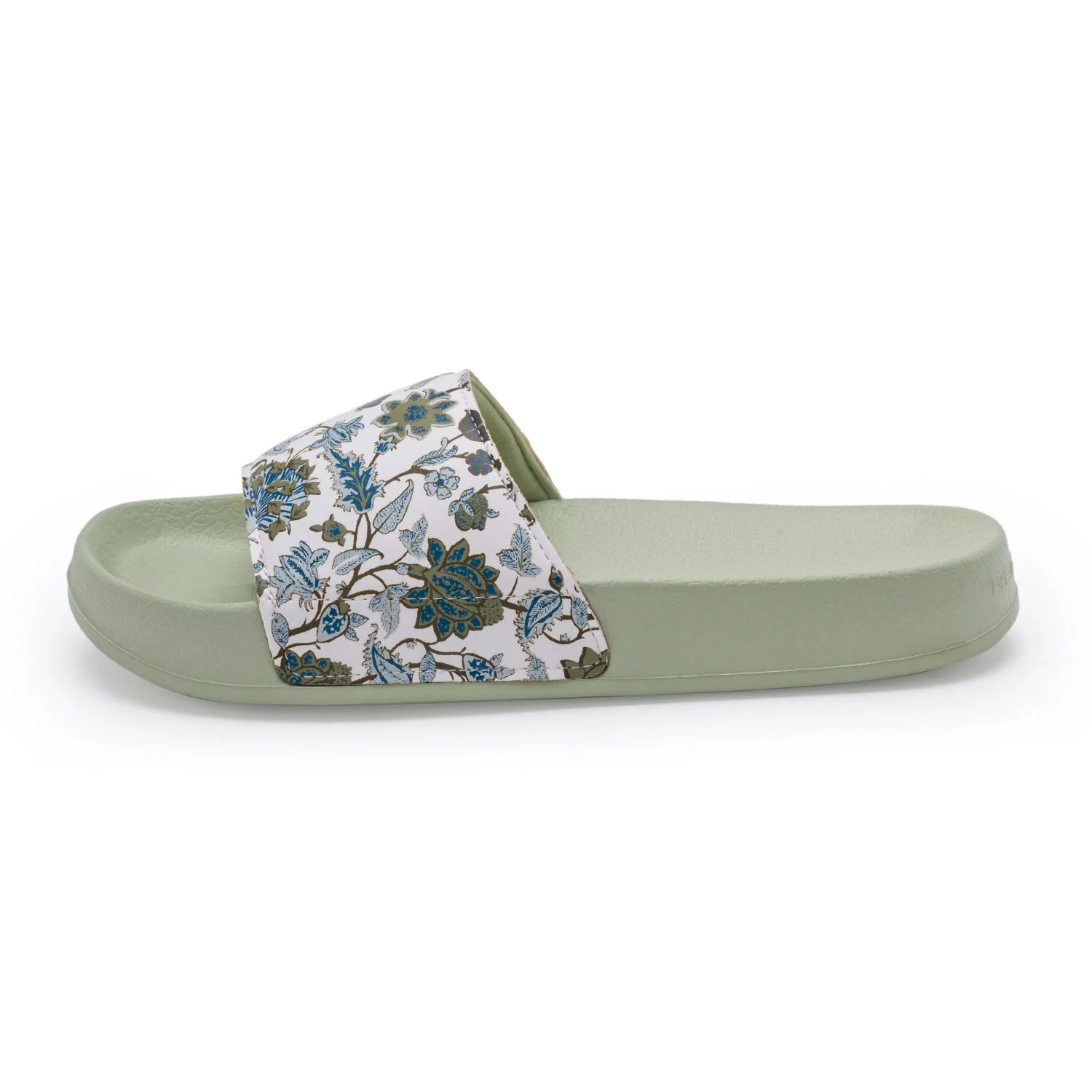 Womens Sliders in Sage Green | Casual Pool Sliders - Image 3