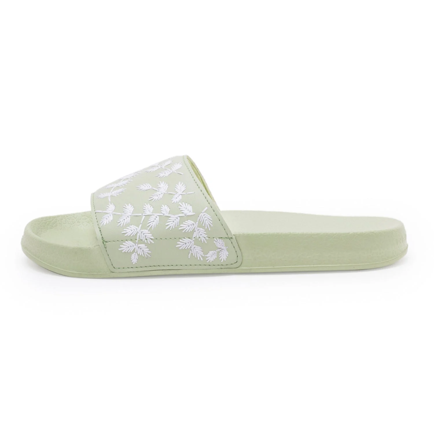 Womens Sliders in Sage Green | Casual Pool Sliders - Image 3