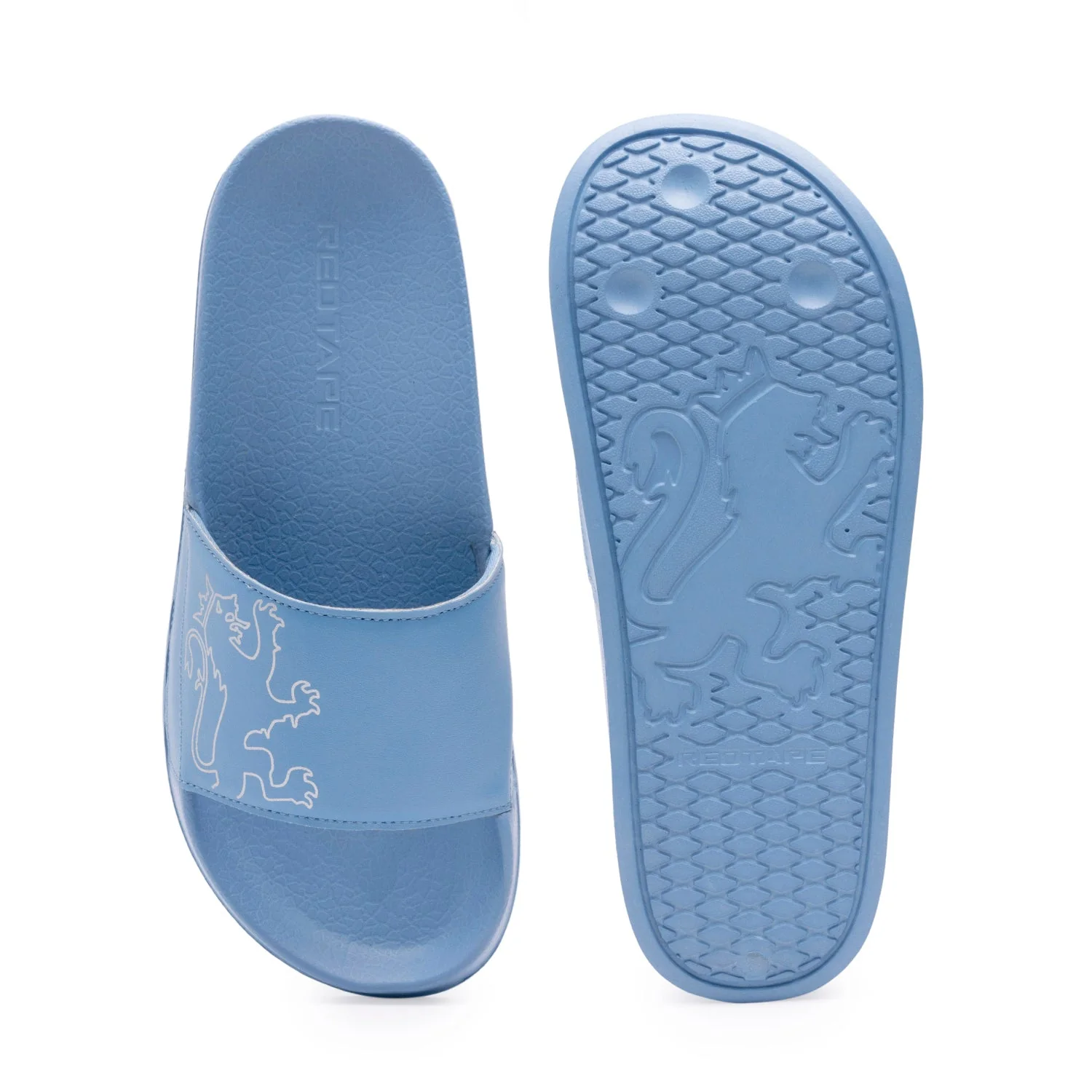 Womens Sliders in Slate Blue | Casual Pool Sliders - Image 5