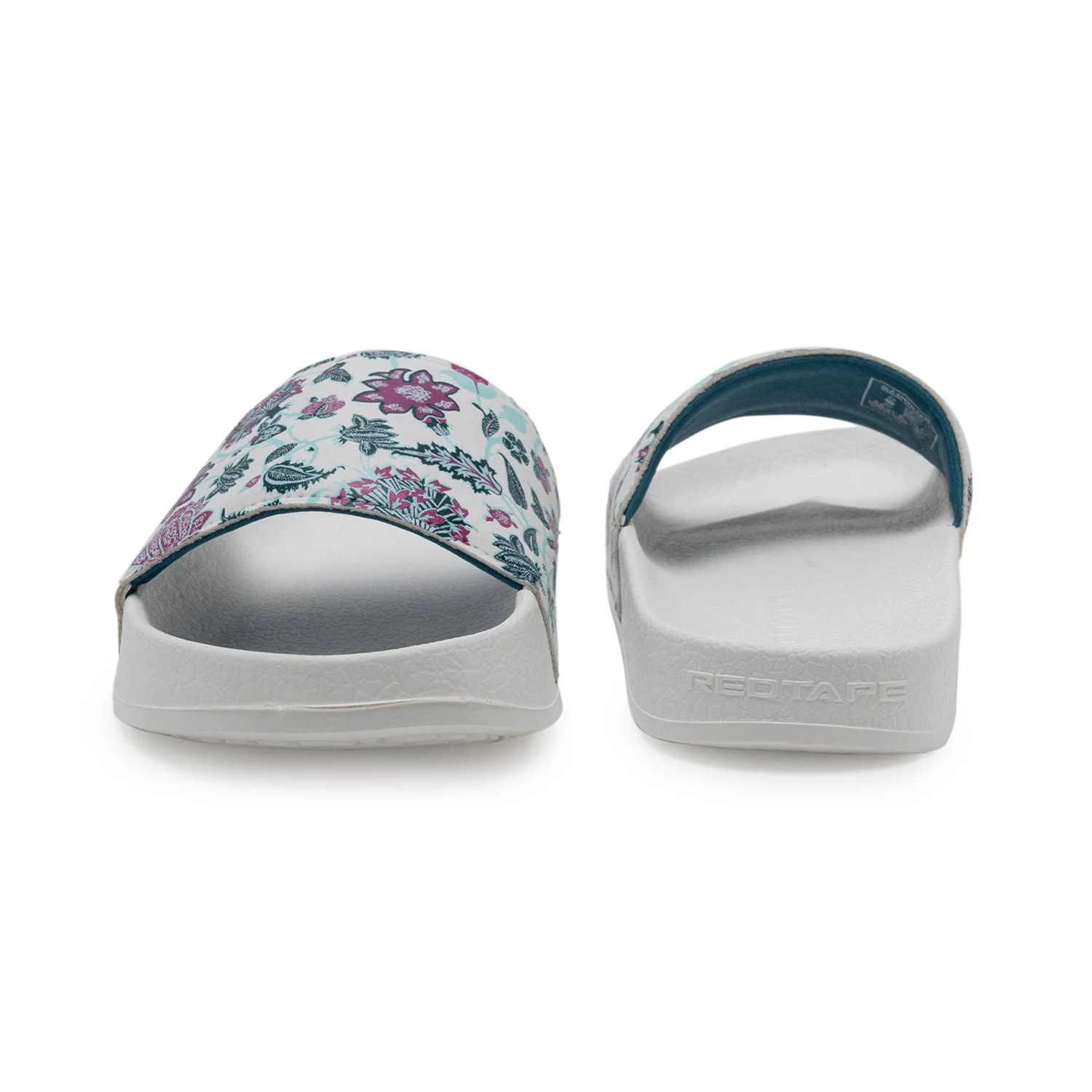 Womens Sliders in White | Casual Pool Sliders - Image 4