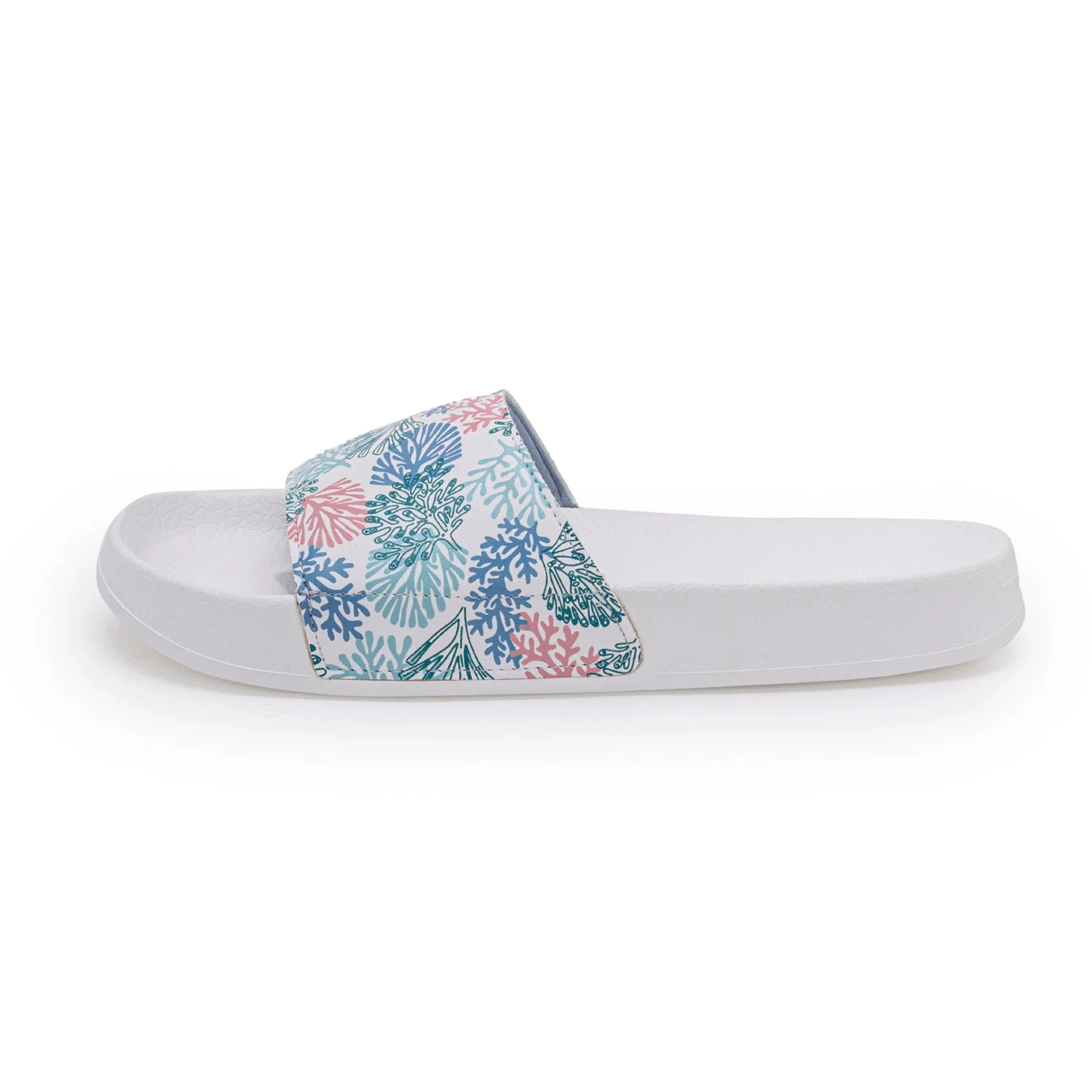 Womens Sliders in White | Casual Pool Sliders - Image 3