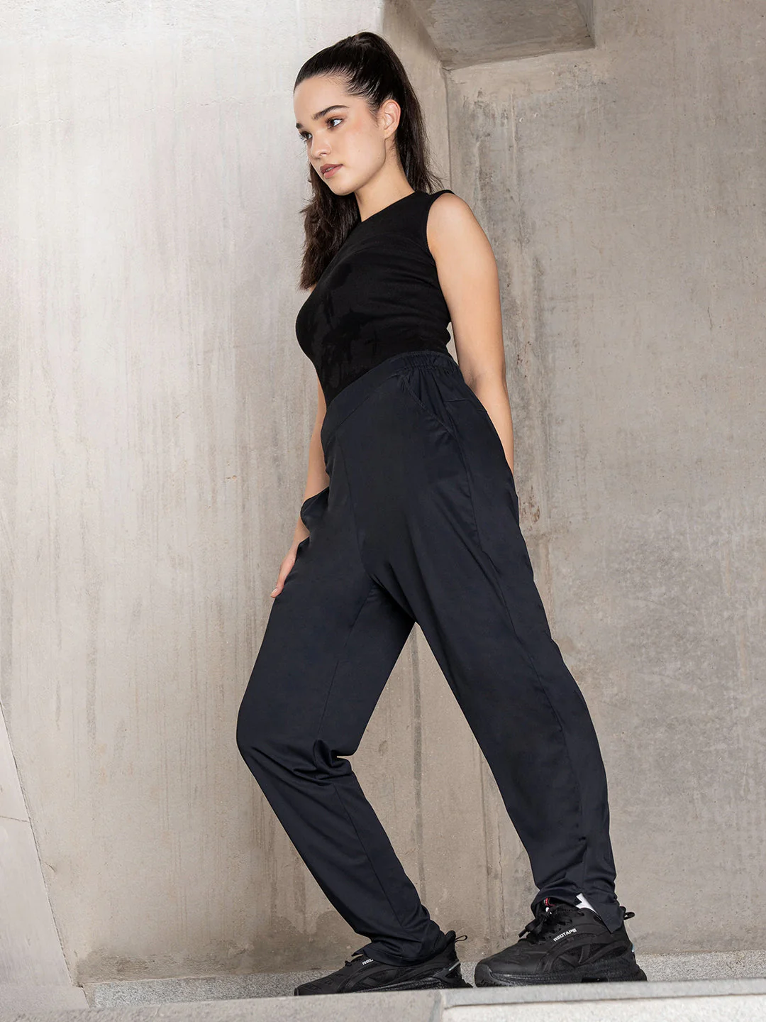 Womens Solid Active Pant - Image 3