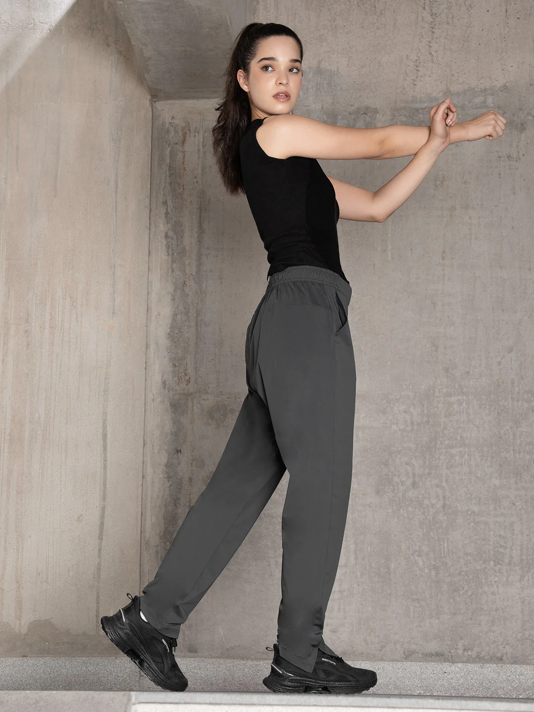 Womens Solid Active Pant - Image 3