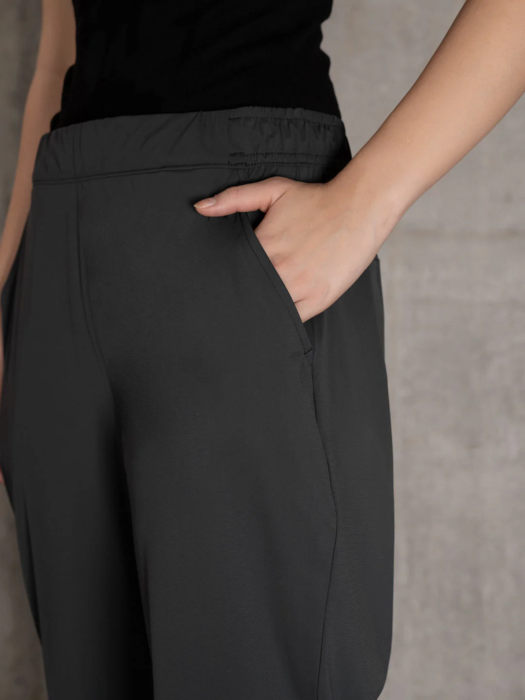 Womens Solid Active Pant - Image 5