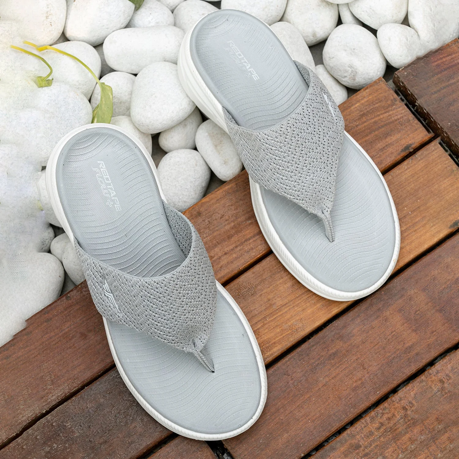 Womens Sports Sandals in Light Grey | Casual Thong Strap Sandals - Image 6