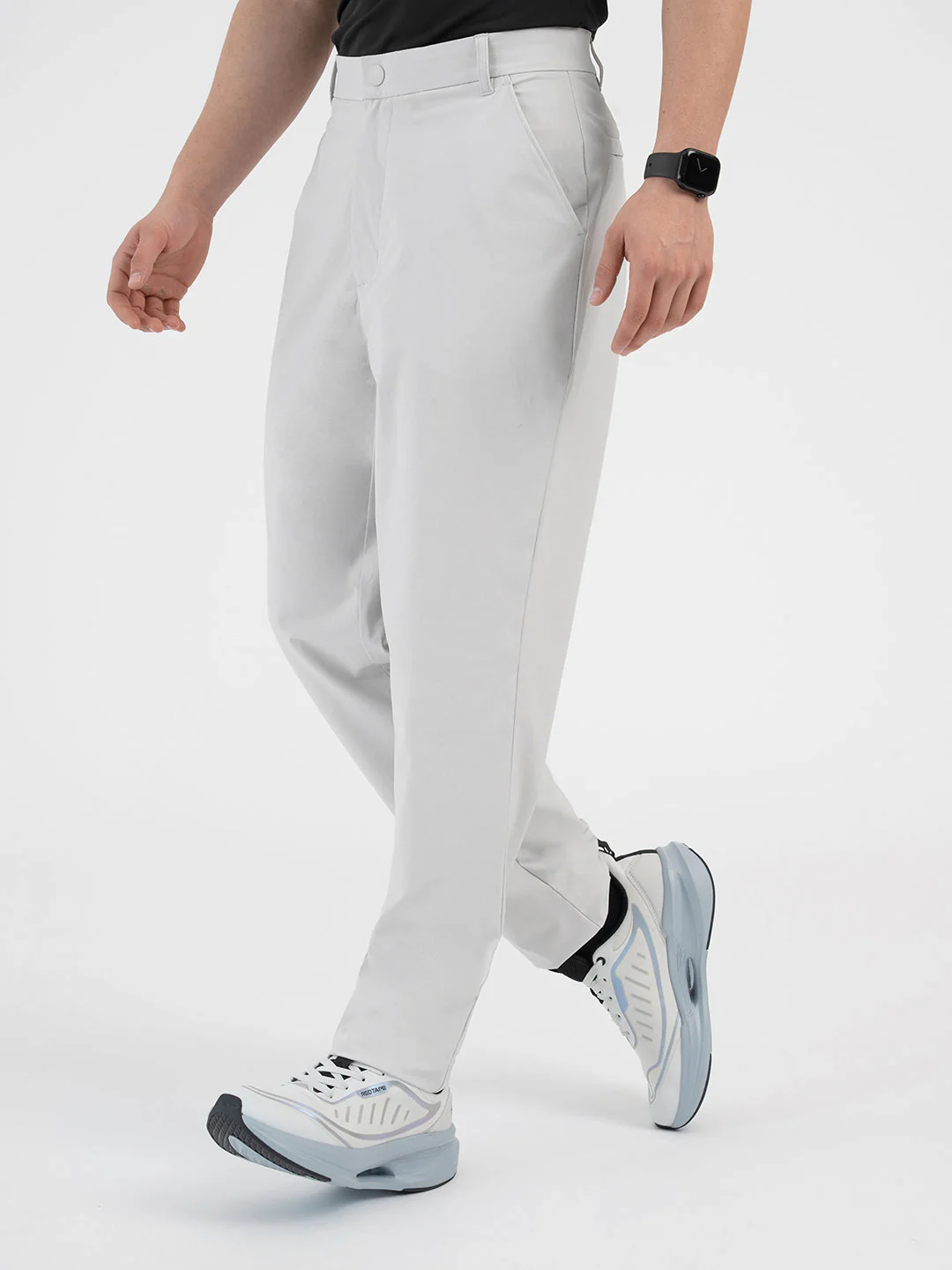 Red Tape Ice Grey Pants for Men - Image 2