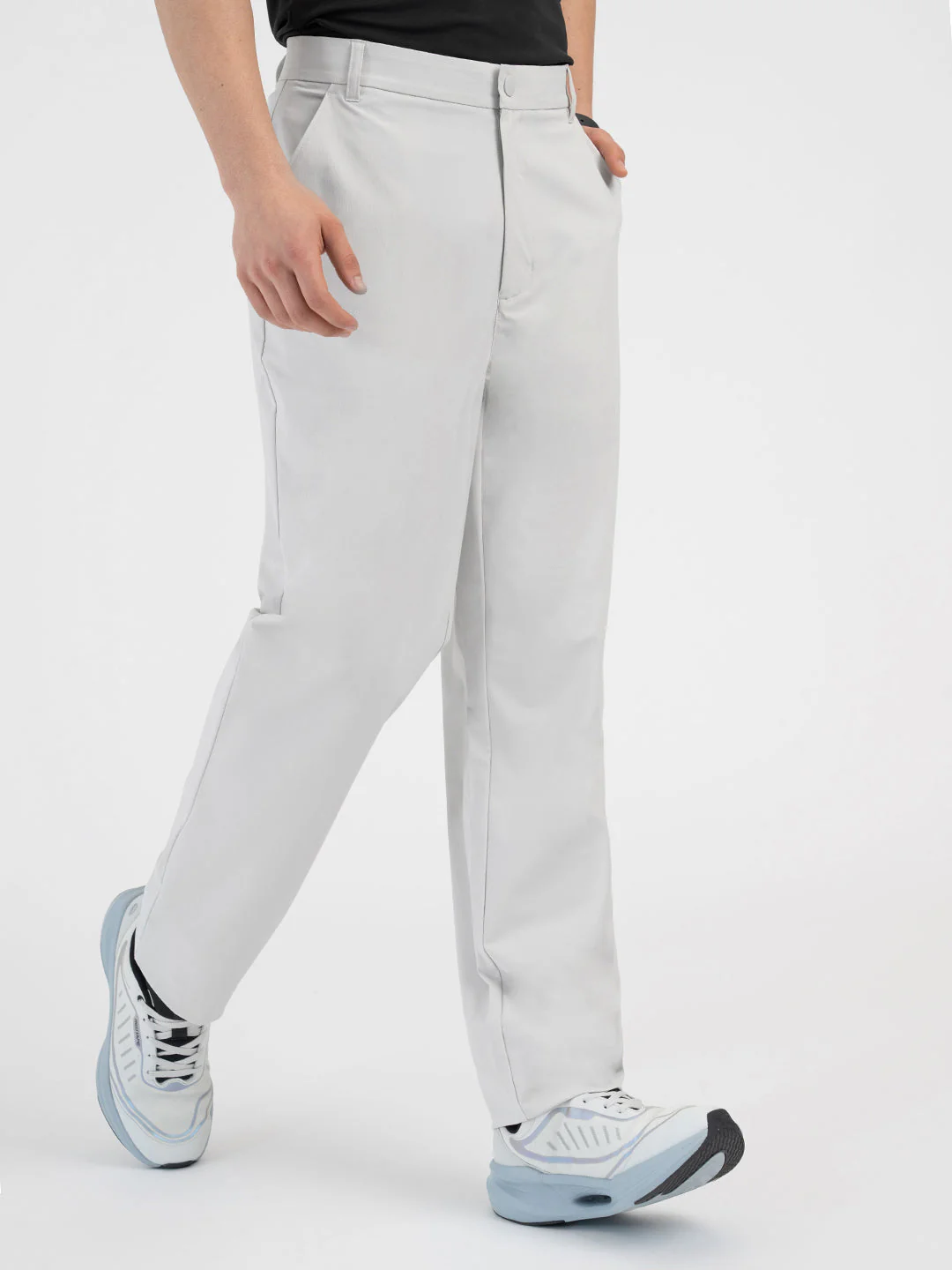 Red Tape Ice Grey Pants for Men - Image 6