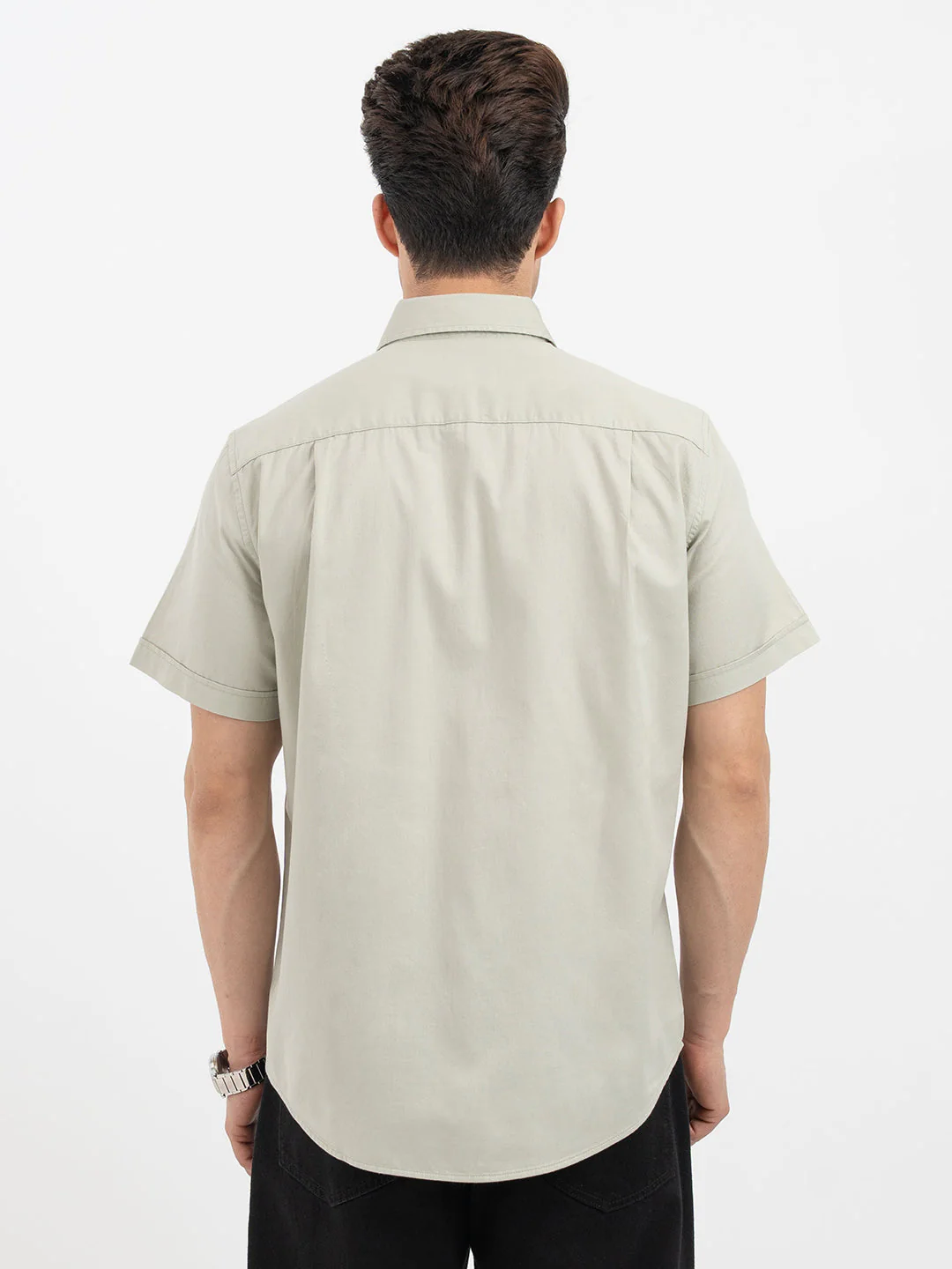 Red Tape Light Green Shirt for Men - Image 3