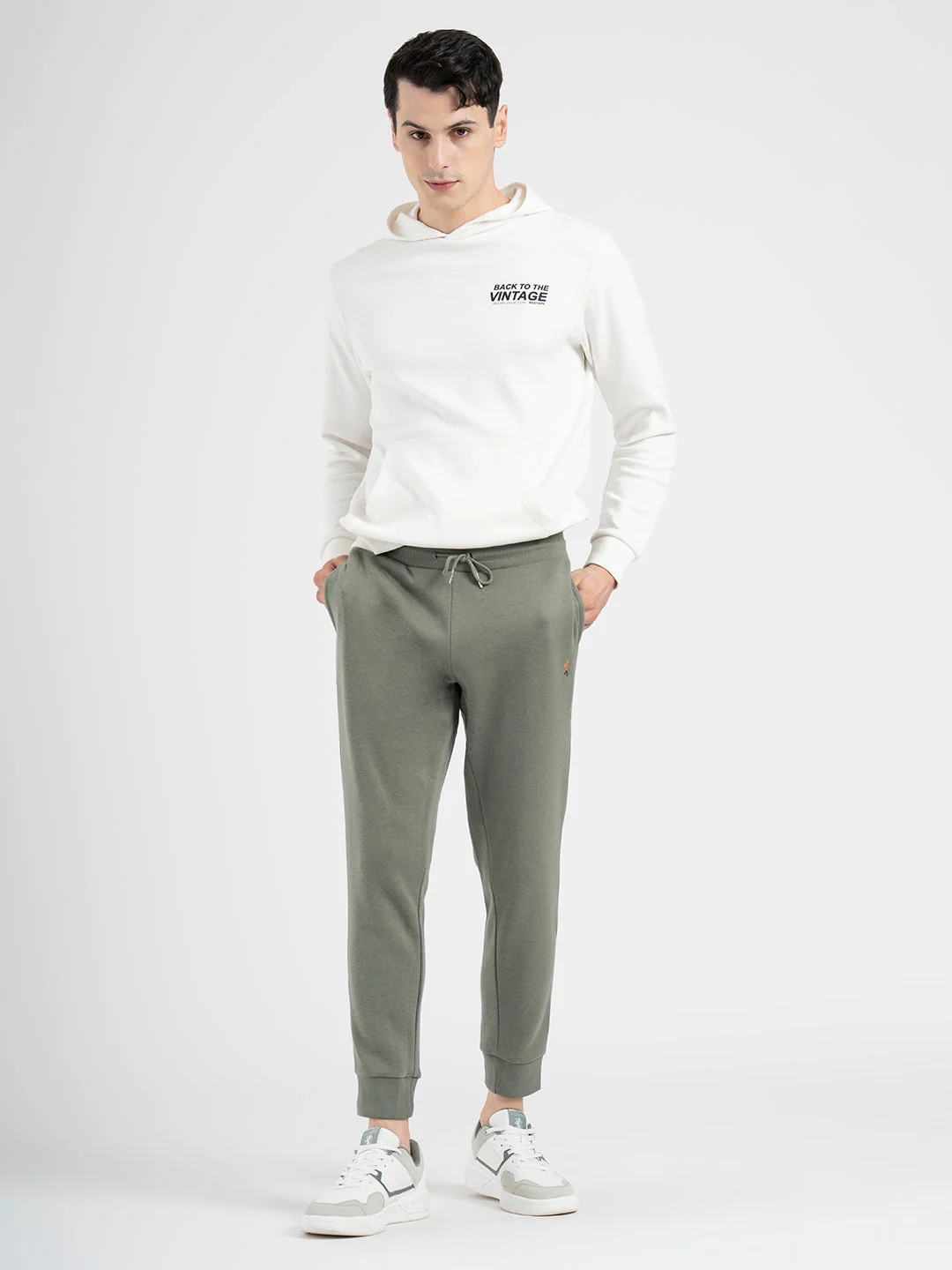 Men's Olive Active Wear Joggers - Image 5