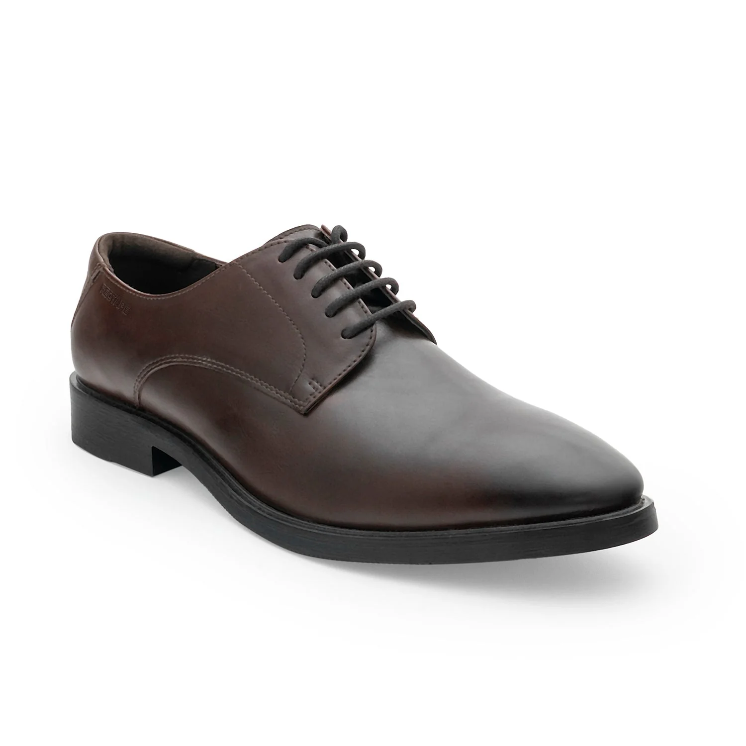 Men Brown Leather Derby Shoes for Classic Formal Style - Image 6
