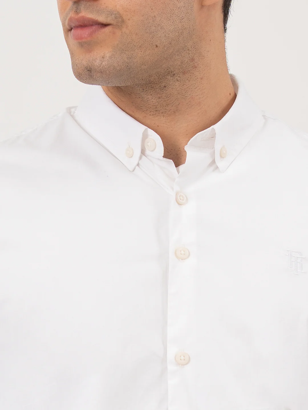Mens Full Sleeve Solid Poplin Shirt - Image 6