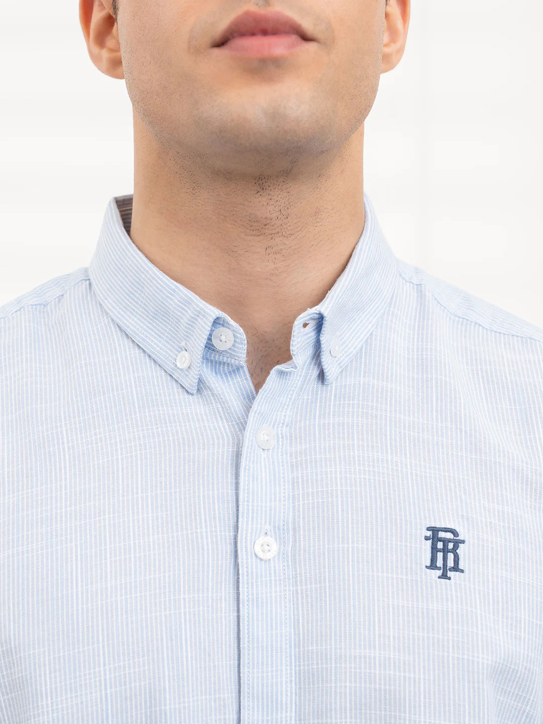 Mens Full Sleeve Stripe Shirt - Image 6