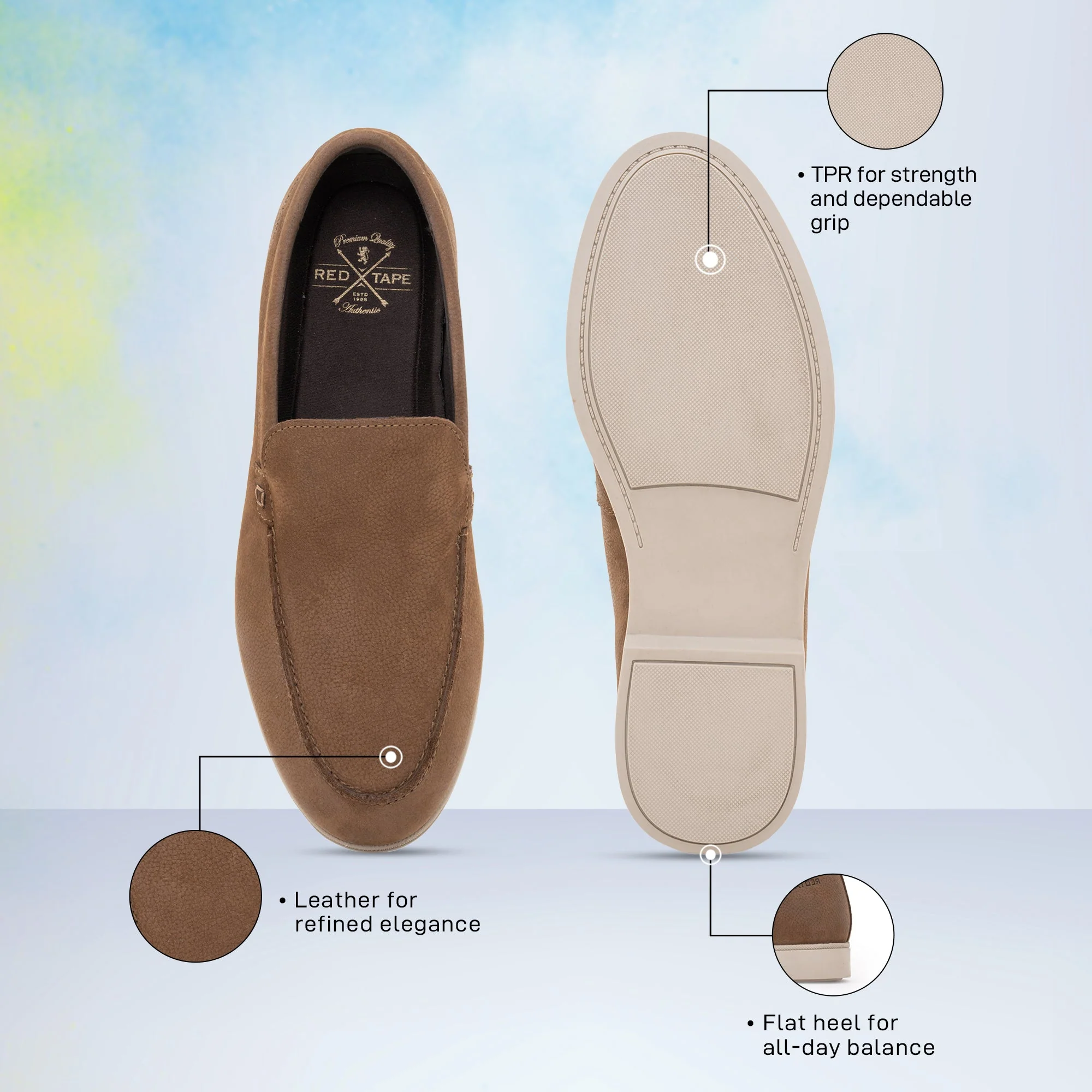 Men's Leather Loafers for Classic Formal Style - Image 5