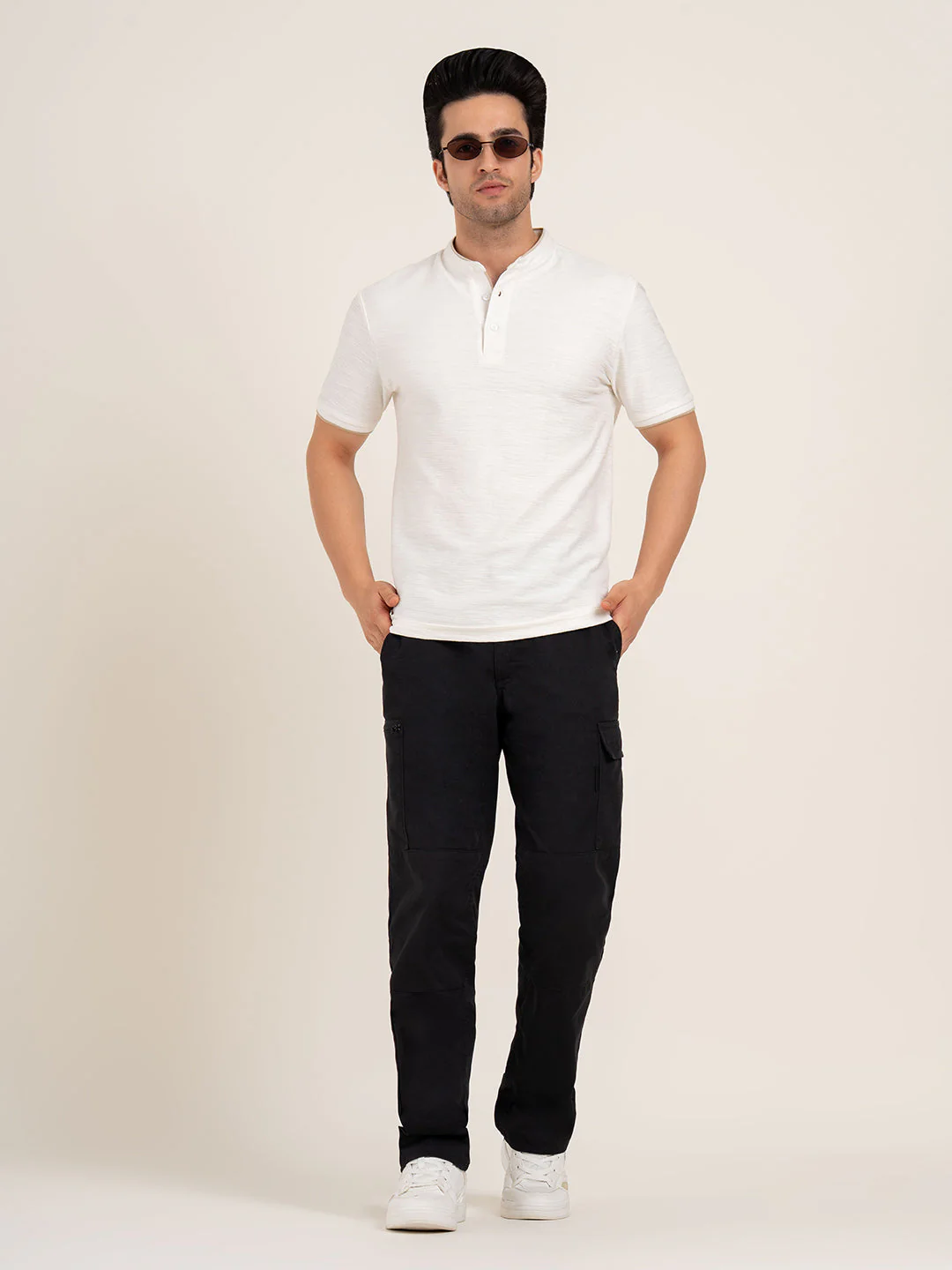 Menâ€™s Structure Henley T-Shirt - Image 7