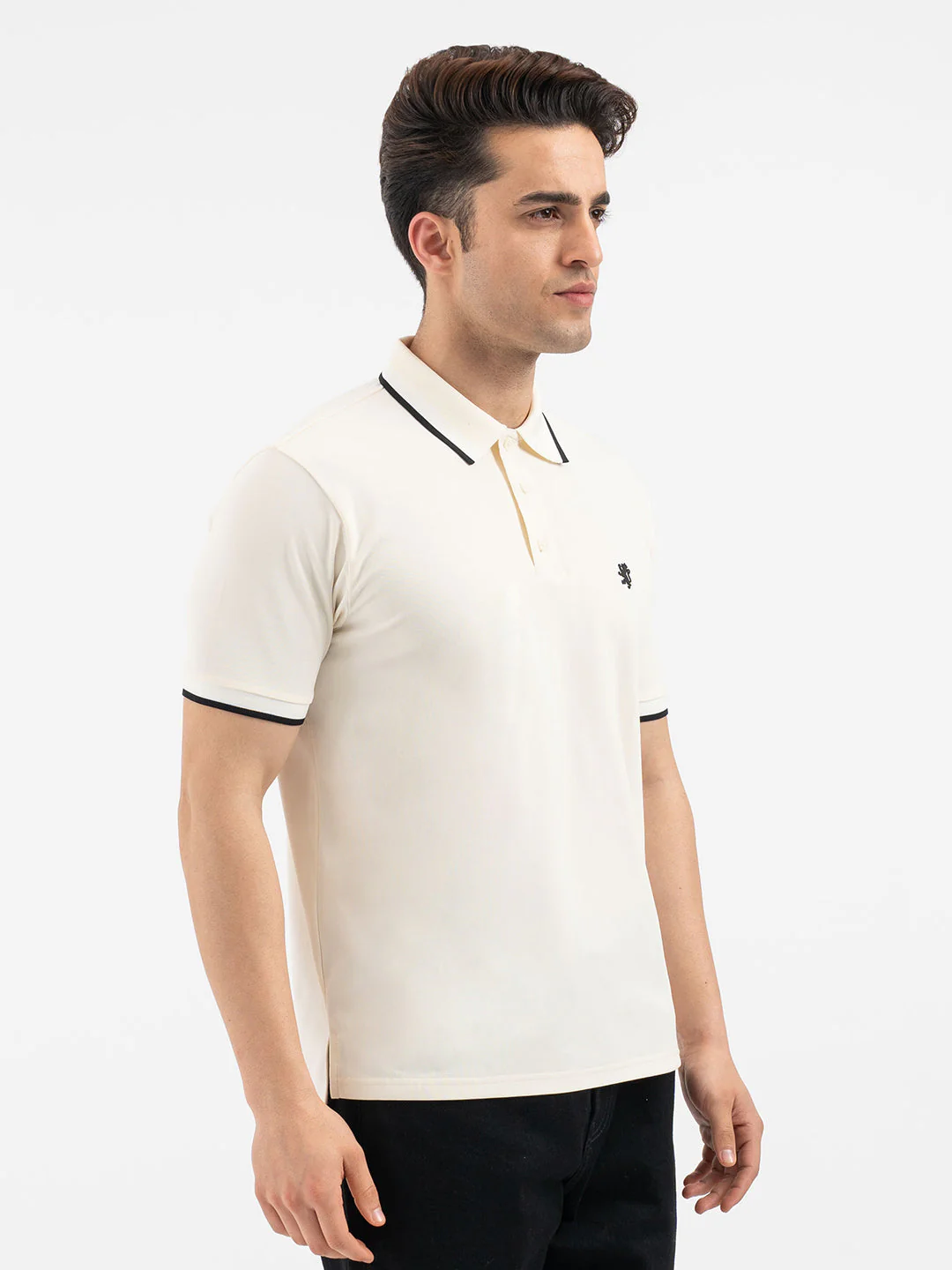Red Tape Off White Polo T-Shirt for Men - Image 6