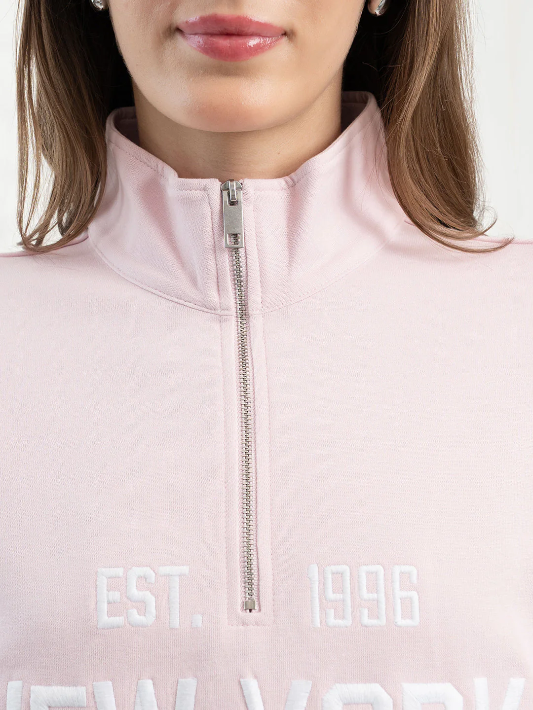 Pastel Pink Sweatshirt for Women - Image 5