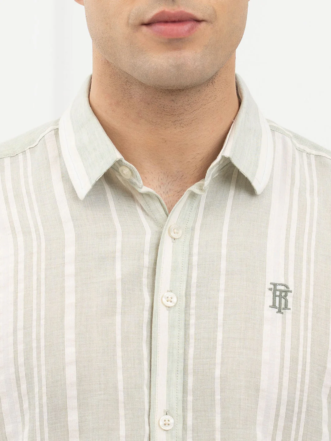 Sage Green Shirt Mens - Image 5