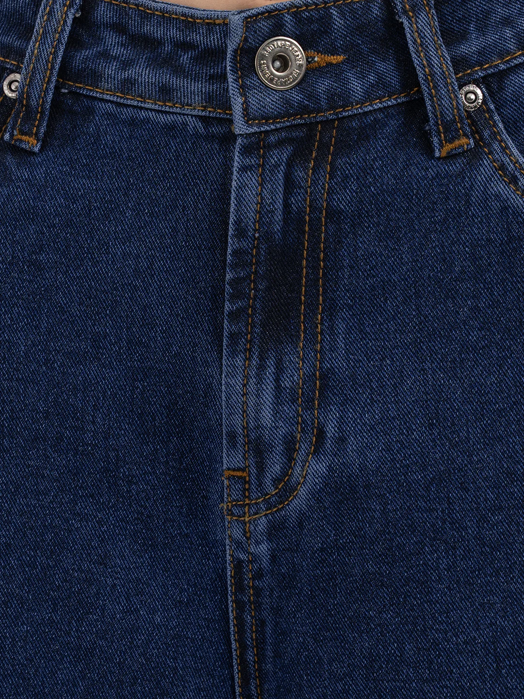 Womenâ€™s Mid Blue Baggy Jeans - Image 6