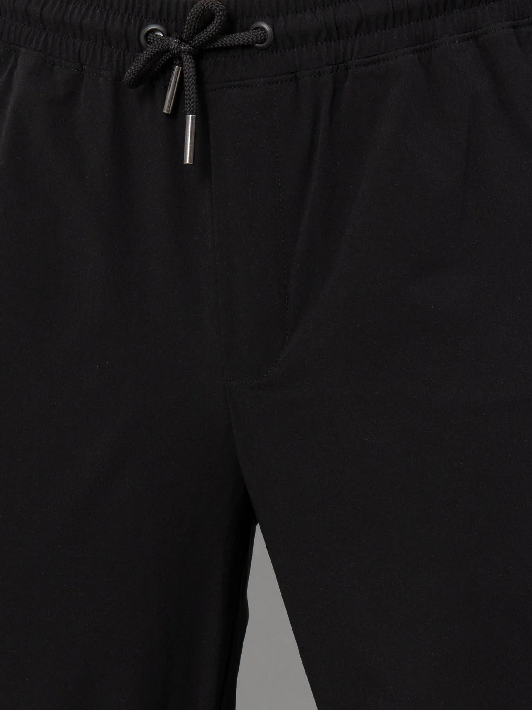 Black Activewear Trackpants For Men - Image 4