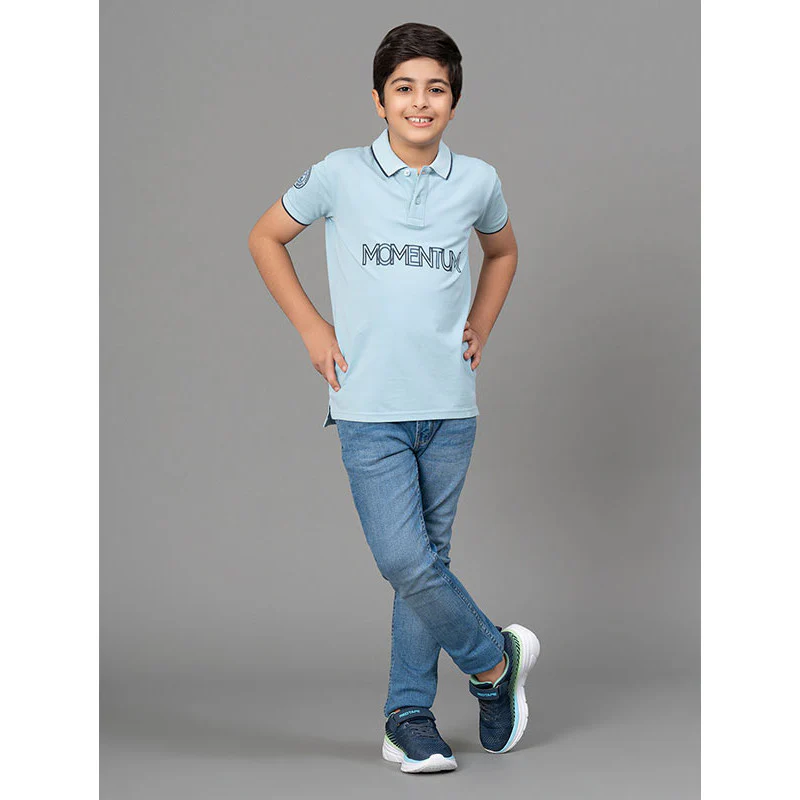 Air Force Blue T-Shirt for Boys - Image 5