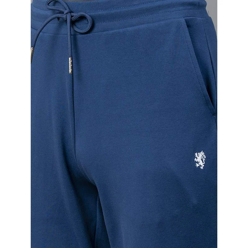 Airforce Blue Solid Jogger for Men - Image 4