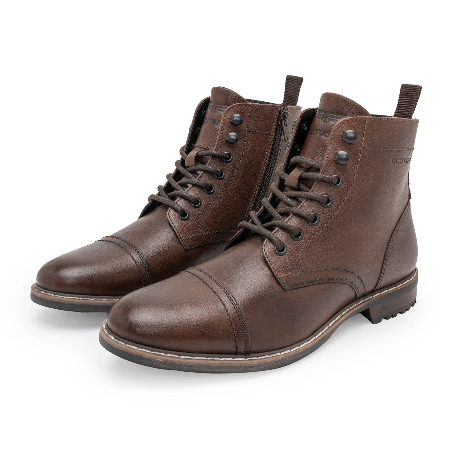 Ankle Length Genuine Leather Boots for Men - Image 5
