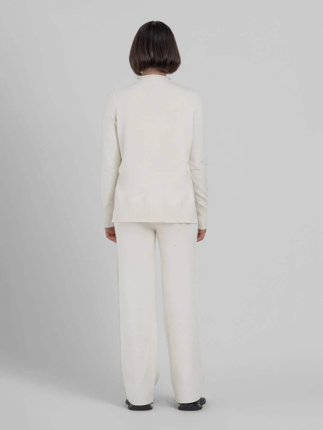 Beige Co-Ord Sets Women | Full-Length Winter Knit Set - Image 5