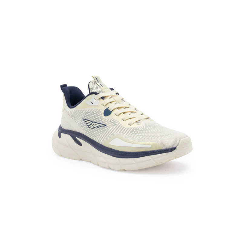 Beige Sports Shoes for Men's- Lace-Up Shoes, Perfect Walking & Running Shoes for Men - Image 2