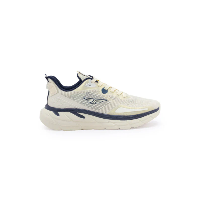 Beige Sports Shoes for Men's- Lace-Up Shoes, Perfect Walking & Running Shoes for Men - Image 3