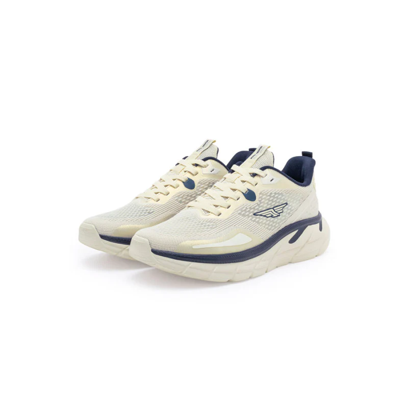 Beige Sports Shoes for Men's- Lace-Up Shoes, Perfect Walking & Running Shoes for Men - Image 5