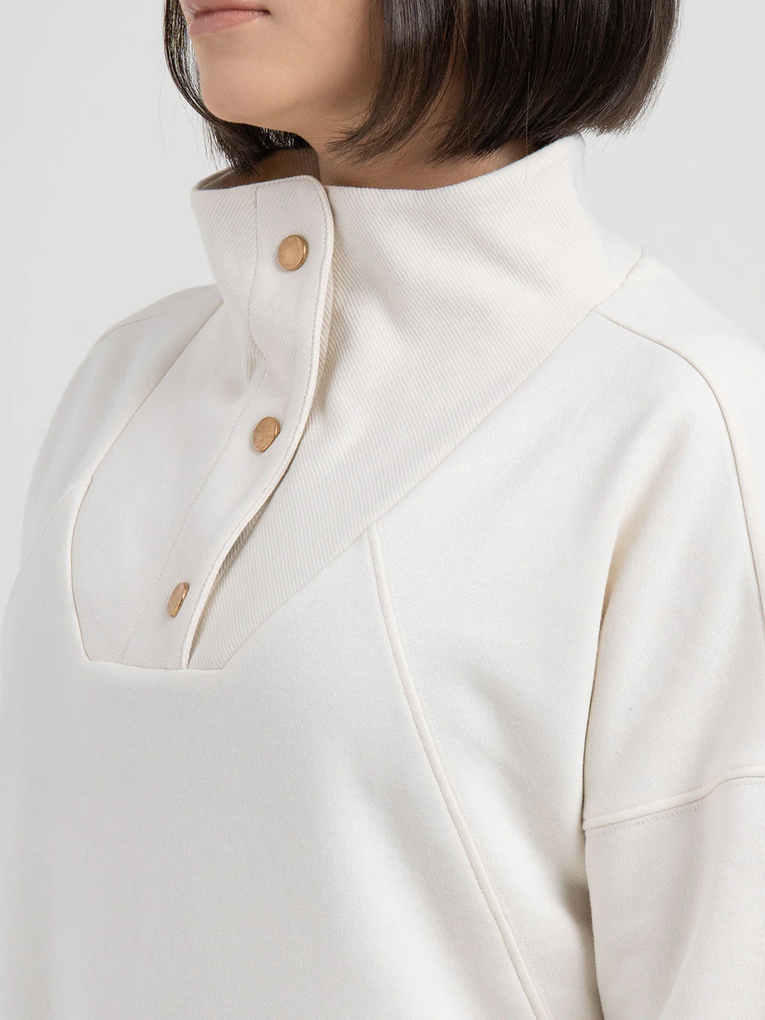 Beige Sweatshirt for Women | For Refined Everyday Look - Image 6