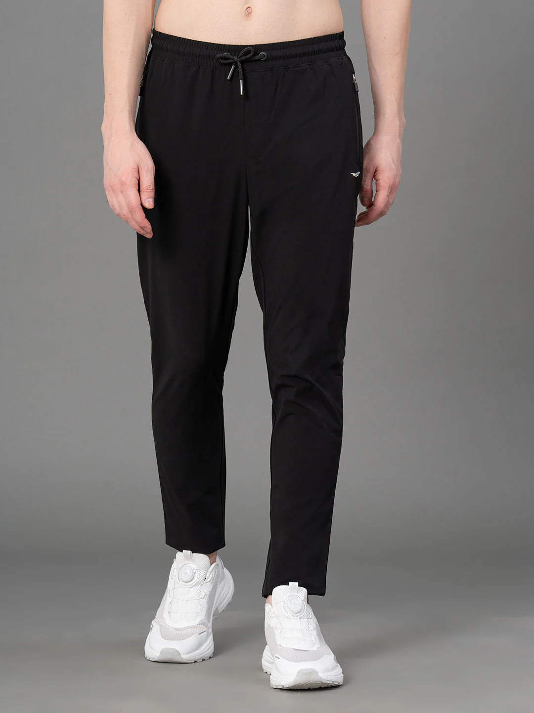 Black Activewear TrackPants For Men - Image 5