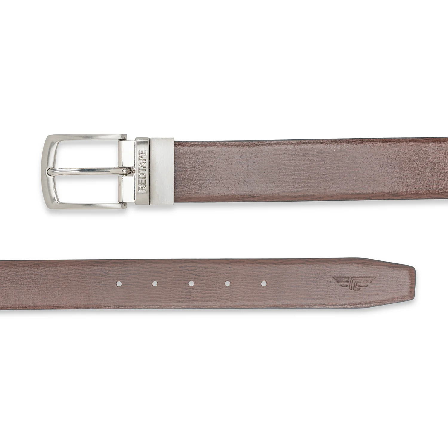 Black Brown Formal leather Belt for Men | Durable Leather Belt | Textured Leather Belt | Reversible - Image 6