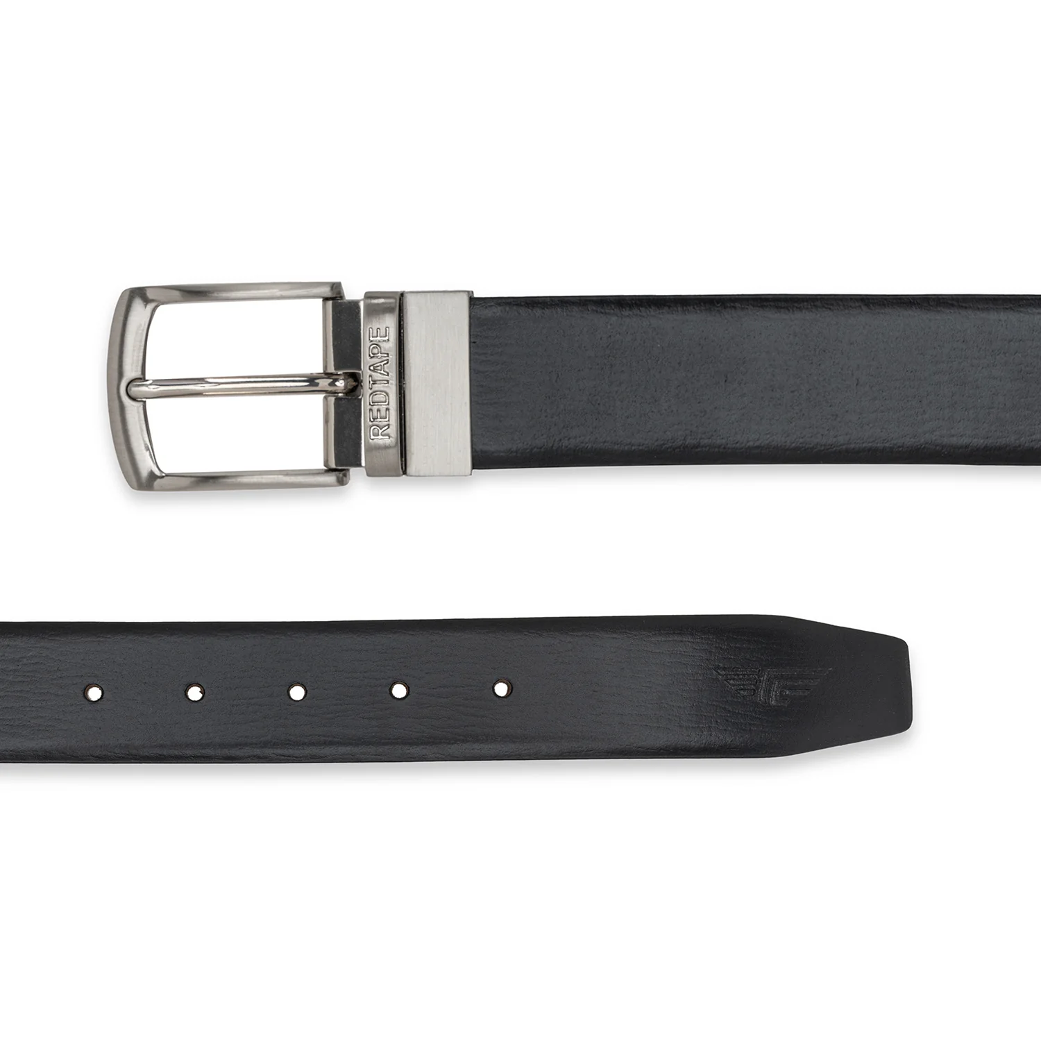 Black Brown Formal leather Belt for Men | Durable Leather Belt | Textured Leather Belt | Reversible - Image 7