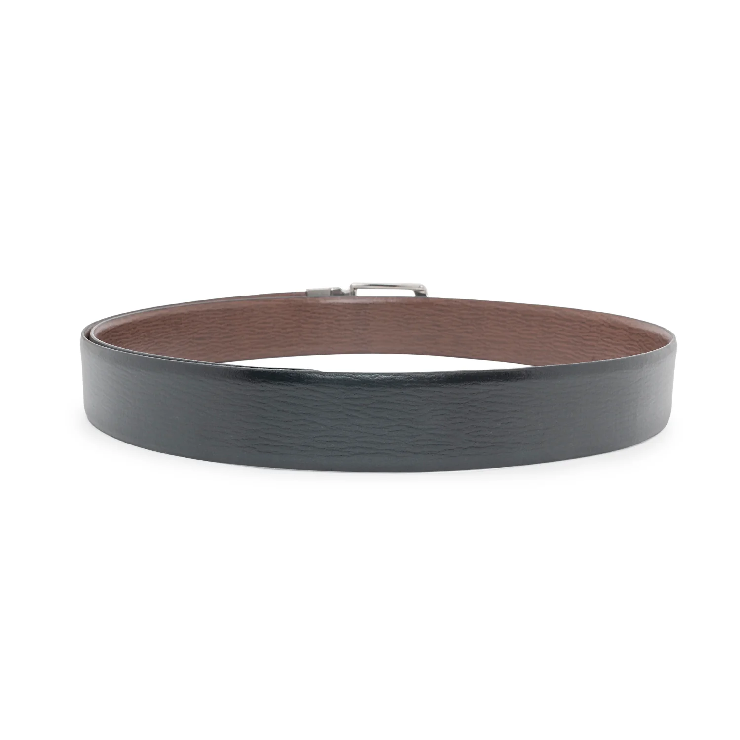 Black Brown Formal leather Belt for Men | Durable Leather Belt | Textured Leather Belt | Reversible - Image 8