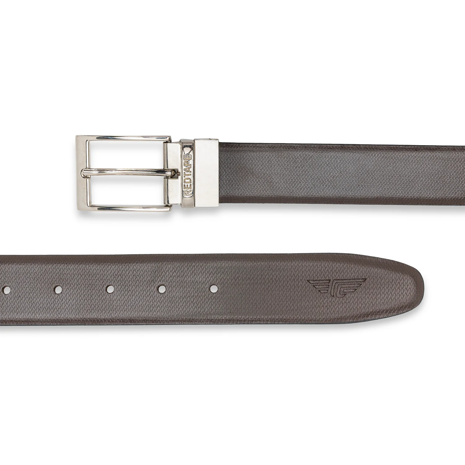 Black Brown Formal leather Belt for Men - Image 5