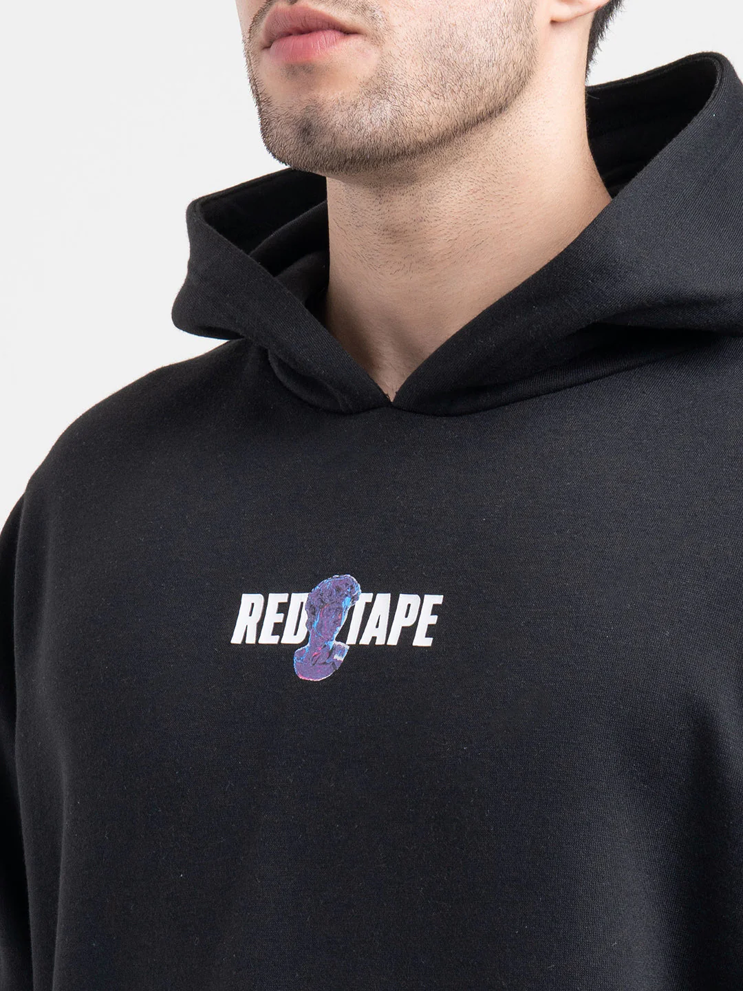 Black Hoodies for Men | Graphic Hoodie with Everyday Comfort - Image 5