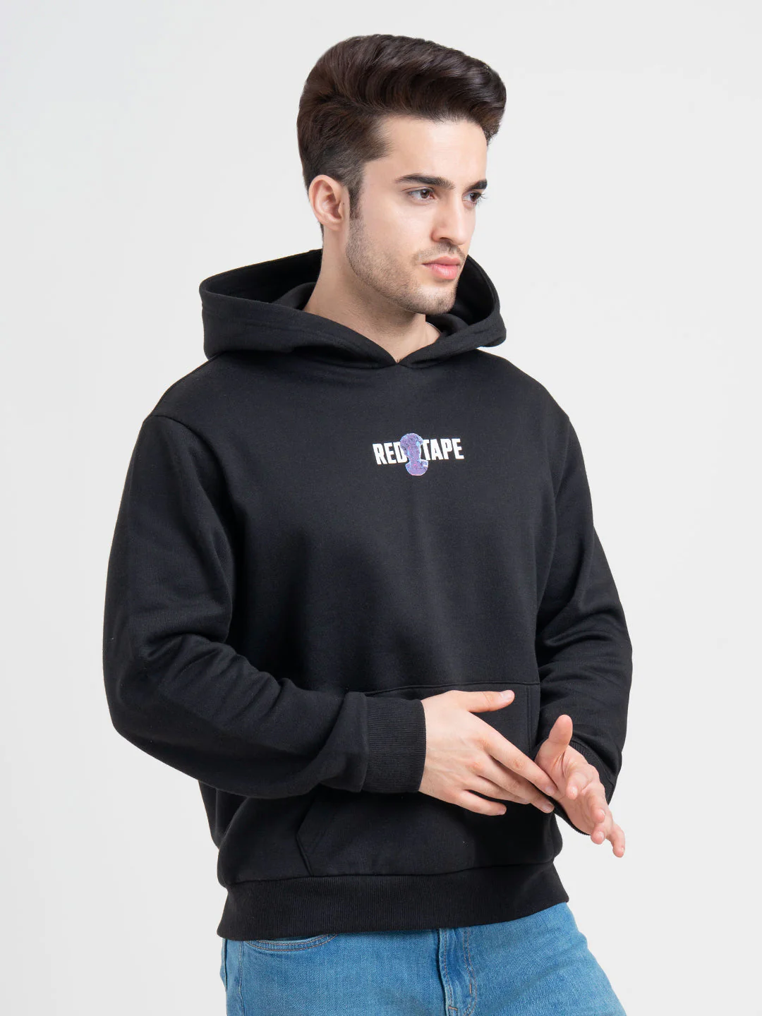 Black Hoodies for Men | Graphic Hoodie with Everyday Comfort - Image 7