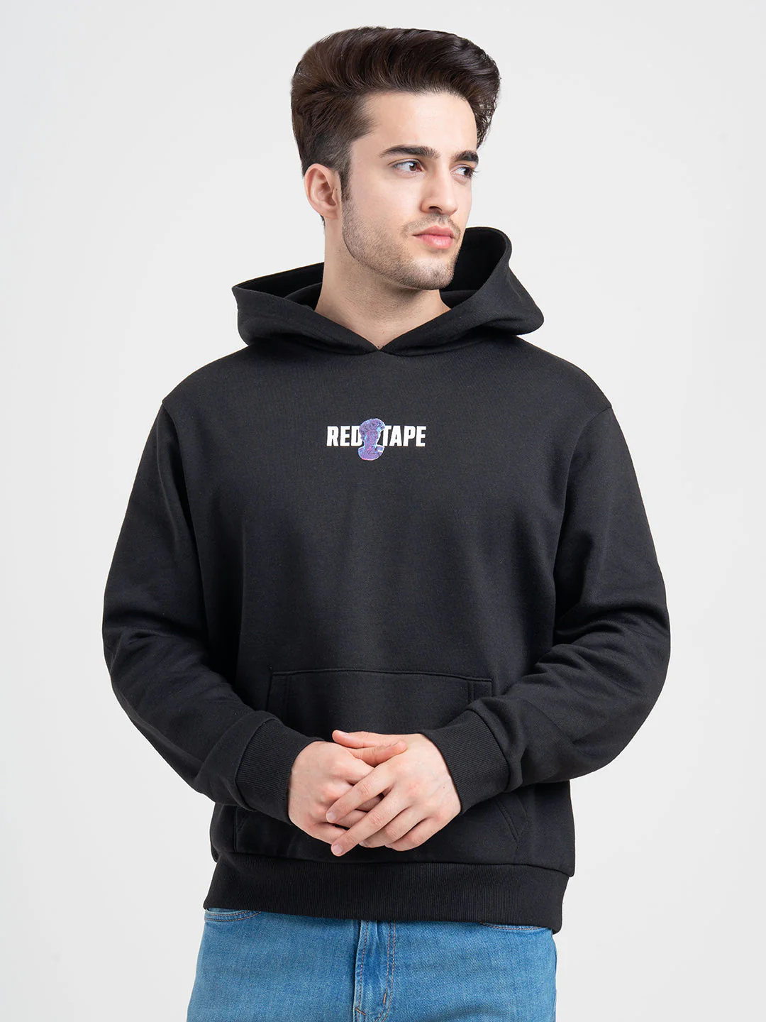 Black Hoodies for Men | Graphic Hoodie with Everyday Comfort - Image 8