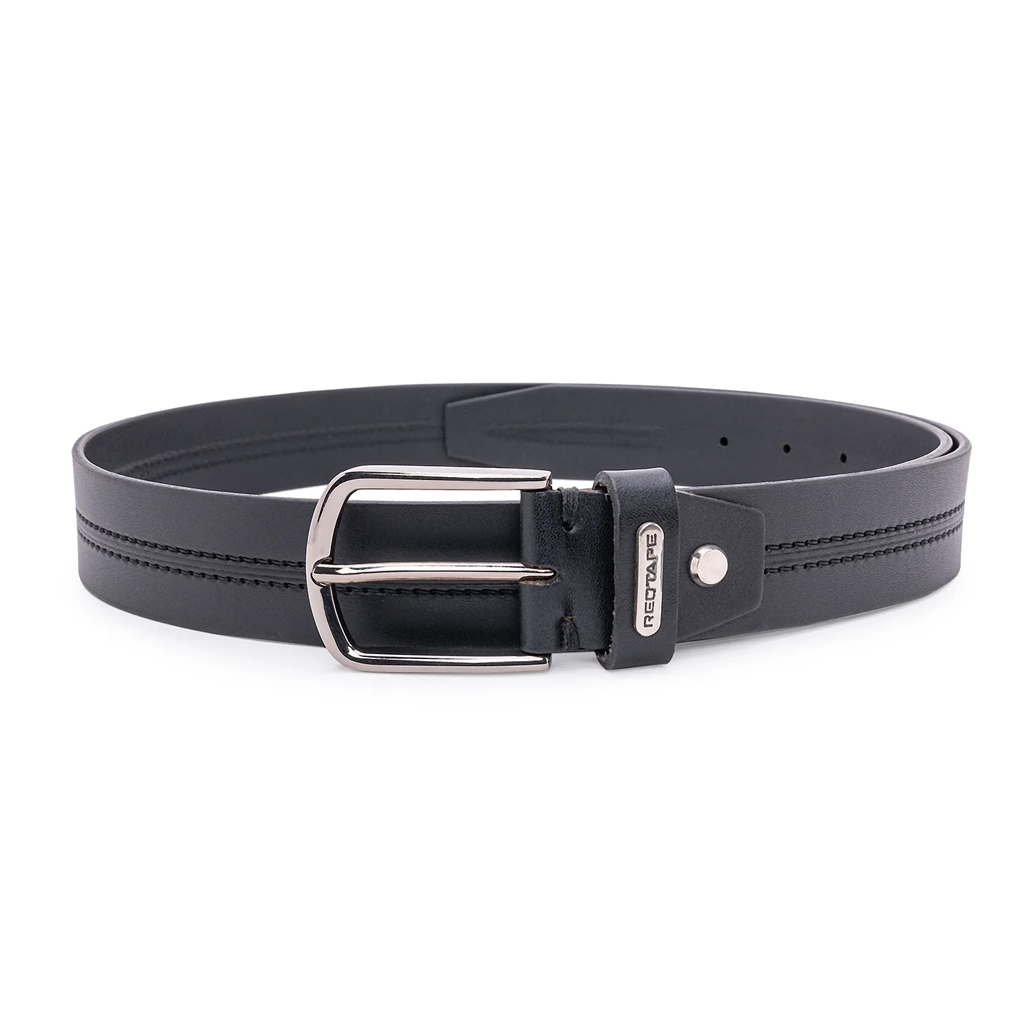 Black Leather Belt For Men | Solid Leather Belt | Classic and Durable - Image 5