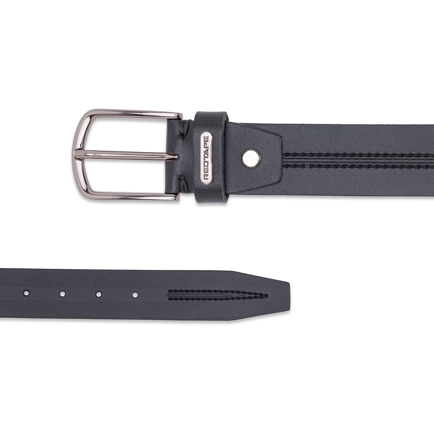 Black Leather Belt For Men | Solid Leather Belt | Classic and Durable - Image 6