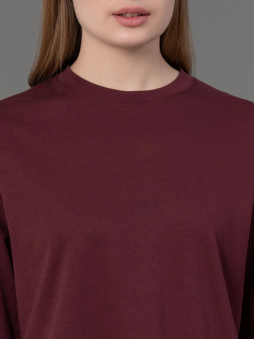 Wine Oversized T-Shirt for Women - Image 4