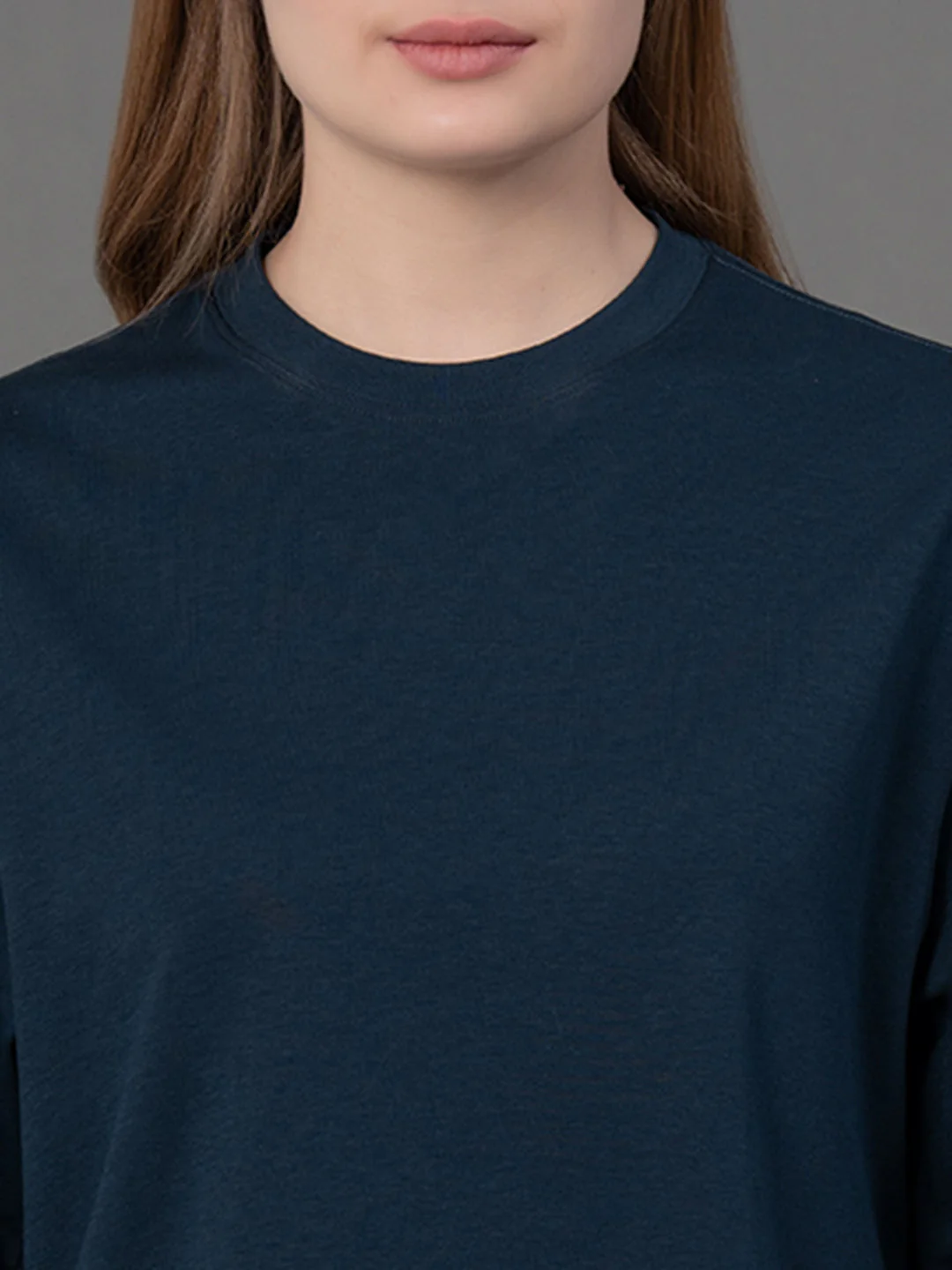 Midnight Blue Oversized T-Shirt for Women - Image 4